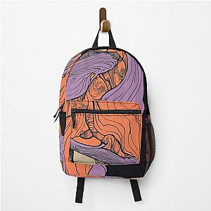 Vivid surreal eyes in vibrant colors Backpack