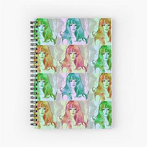 Belladonna 70s Print Spiral Notebook