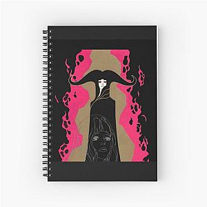 belladonna sad girl darkness Chiffon Top Spiral Notebook