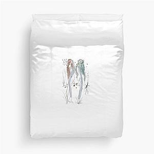 SALVADOR DALI, TWO NYMPHS, Duvet Cover