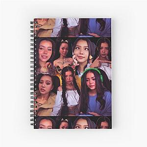 Bella poarch collage poster design 2021 Spiral Notebook