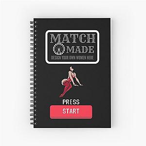 Bella Poarch Match made build Spiral Notebook