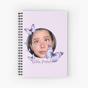 BELLA POARCH with purple butterflies Spiral Notebook