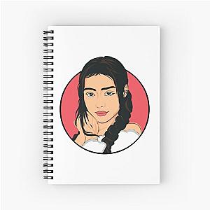 Bella Poarch iillustration Spiral Notebook