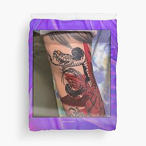 Bella Poarch Tattoo Duvet Cover