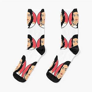 Bella Poarch iillustration Socks