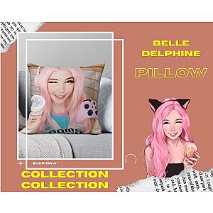 Belle Delphine Throw Pillow