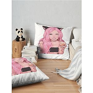 Beautiful Belle Delphine Throw Pillow Premium Merch Store