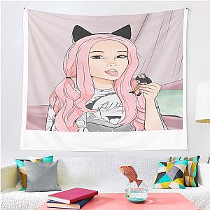 Cute Anime Belle Delphine Tapestry Premium Merch Store