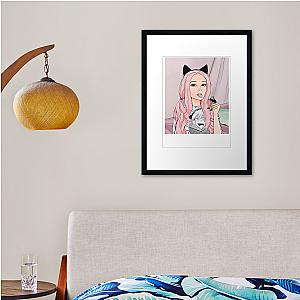 Cute Anime Belle Delphine Framed print Premium Merch Store