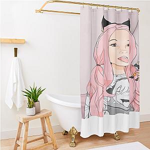 Cute Anime Belle Delphine Shower Curtain Premium Merch Store