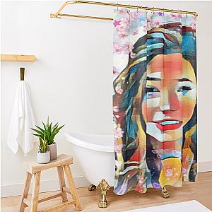 Belle Delphine Art Shower Curtain Premium Merch Store