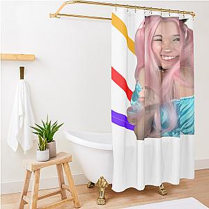 Belle Delphine Pointing Shower Curtain Premium Merch Store