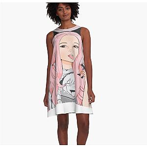 Cute Anime Belle Delphine A-Line Dress Premium Merch Store