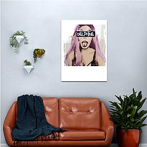 Belle Delphine Glitch Canvas Print Premium Merch Store