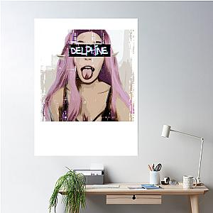 Belle Delphine Glitch Poster Premium Merch Store