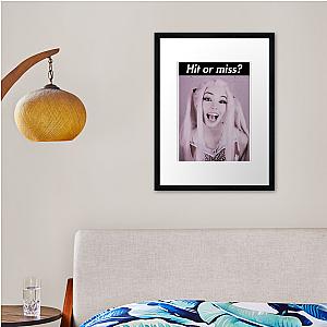 Hit Or Miss Belle Delphine Framed print Premium Merch Store