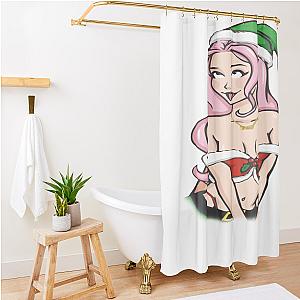 Xmas Belle Delphine Shower Curtain Premium Merch Store