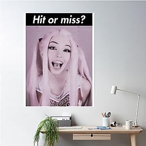 Hit Or Miss Belle Delphine Poster Premium Merch Store