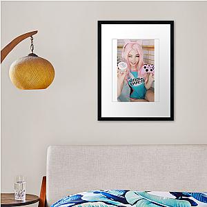 Belle Delphine Gamer Girl Framed print Premium Merch Store