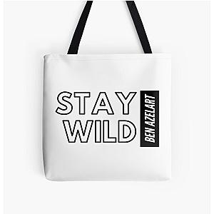 Stay wild ben azelart All Over Print Tote Bag