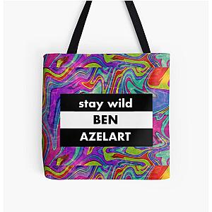 stay wild ben azelart All Over Print Tote Bag