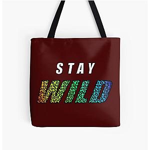 Stay Wild Exclusive Ben Azelart    All Over Print Tote Bag