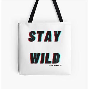 stay wild ben azelart All Over Print Tote Bag