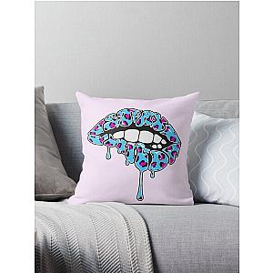 Ben Azelart Merch New Stay Wild Lip Throw Pillow