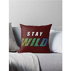 Stay Wild Exclusive Ben Azelart    Throw Pillow