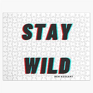 stay wild ben azelart Jigsaw Puzzle