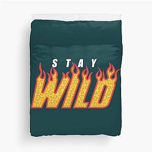 Stay Wild Fire Ben Azelart   Duvet Cover