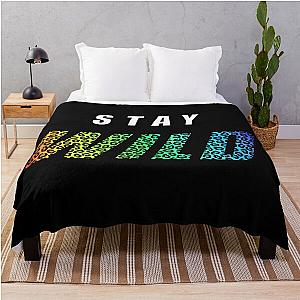 Stay Wild Exclusive Ben Azelart  Throw Blanket