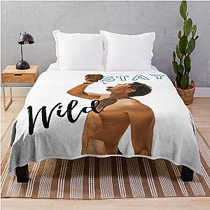 Ben Azelart Stay Wild Alzert ben Throw Blanket