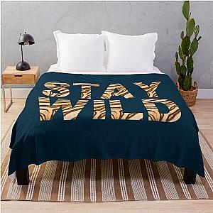 Ben Azelart Stay Wild   Throw Blanket