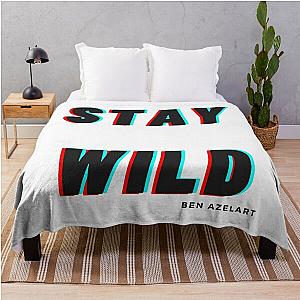 stay wild ben azelart Throw Blanket