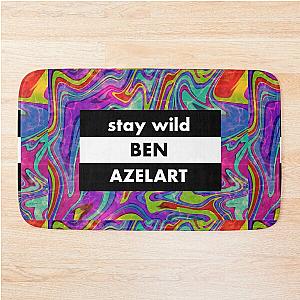 stay wild ben azelart Bath Mat