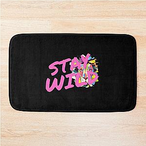 stay wild ben azelart           Bath Mat