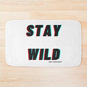 stay wild ben azelart Bath Mat