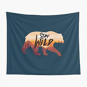 Stay Wild Ben azelart        Tapestry