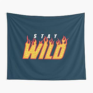 Stay Wild Fire Ben Azelart   Tapestry