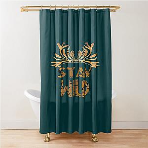 stay wild ben azelart hoodie   Shower Curtain