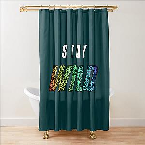 Stay Wild Exclusive Ben Azelart    Shower Curtain