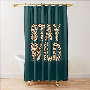 Ben Azelart Stay Wild   Shower Curtain