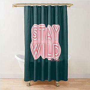 stay wild ben azelart    Shower Curtain