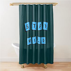 stay wild ben azelart  Shower Curtain