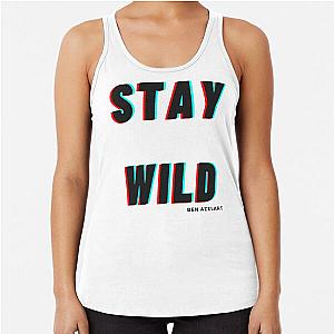 stay wild ben azelart Racerback Tank Top