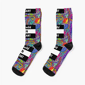 stay wild ben azelart Socks