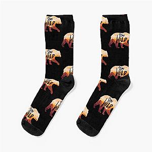 Stay Wild Ben azelart        Socks