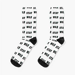 stay wild ben azelart Socks